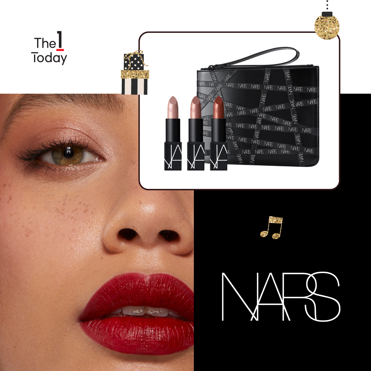 NARS Unwrapped Lipstick Set Limited Edition 10.5 กรัม ราคา 2.500 บาท ลดเหลือ 1,800 บาท