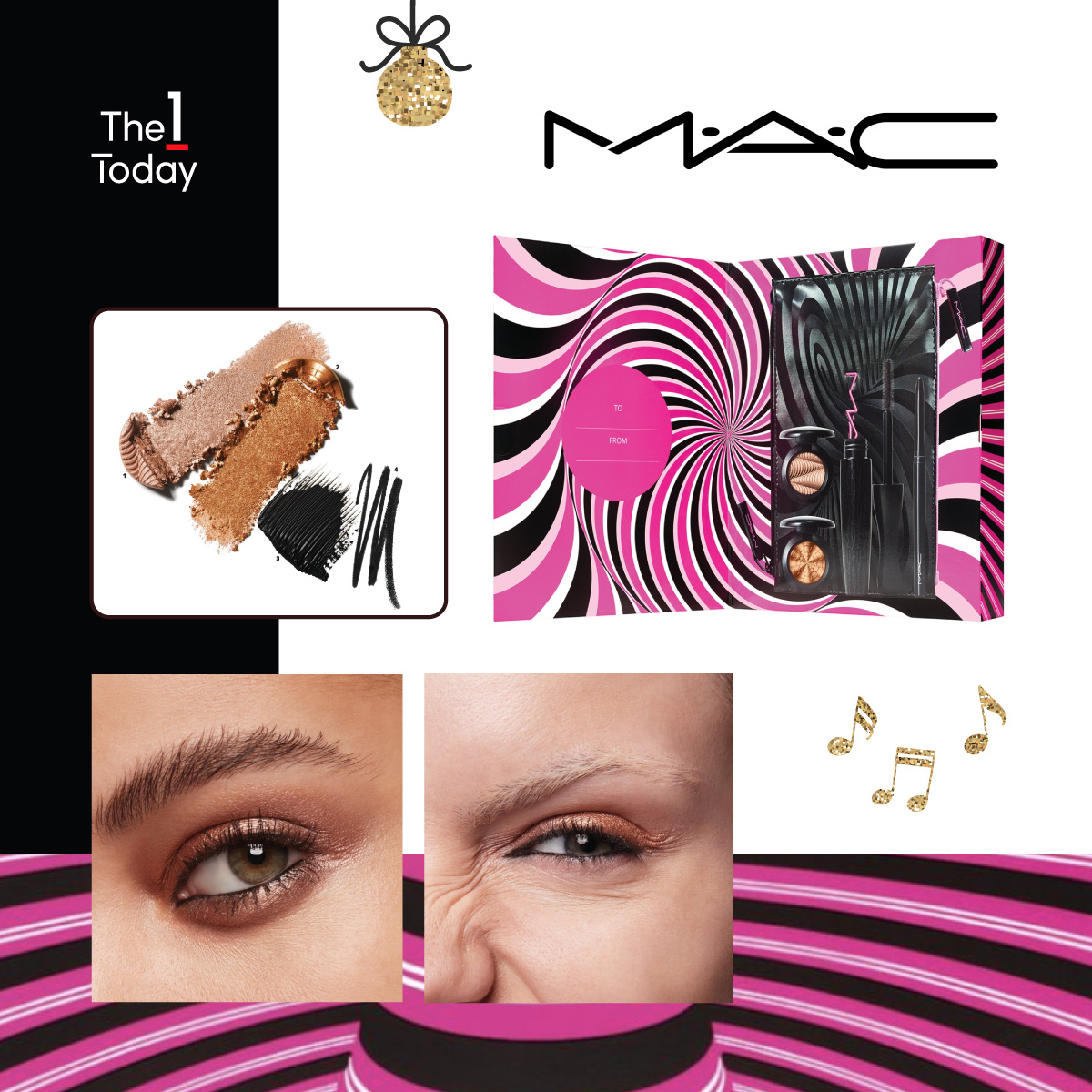 MAC Now You See Me Extra Dimension Eye Kit: Golden Limited Edition 161 กรัม ราคา 2,200 บาท ลดเหลือ 1,980 บาท