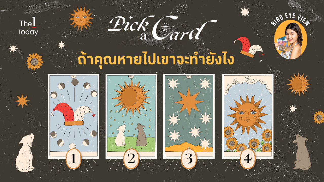 .Pick a card ถ้าคุณหายไปเขาจะทำยังไง.